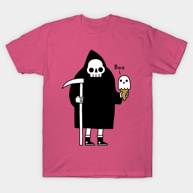 Spooky Ice Cream Cone T-Shirt by obinsun